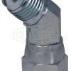 45° Male JIC 37° Flare x Female JIC 37° Swivel Elbow