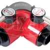 Aluminum 2-Way Ball Valve Female Swivel Inlet