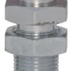 JIC 37° Flare Bulkhead Union with Lock Nut