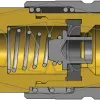 f series manual male thread coupler 2fm3-b-half