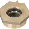 Female to Male Hex Nipple Brass