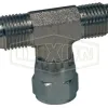 Male JIC 37° Flare x Female JIC 37° Swivel Tee