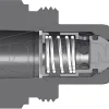 t series high pressure poppet interchange nipple female t3f3-pv half