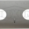 Wall Plate for Double Clapper Siamese Assembly
