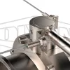 lockout handle for butterfly valve with prox