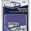 AG-series poppet coupler and plug set
